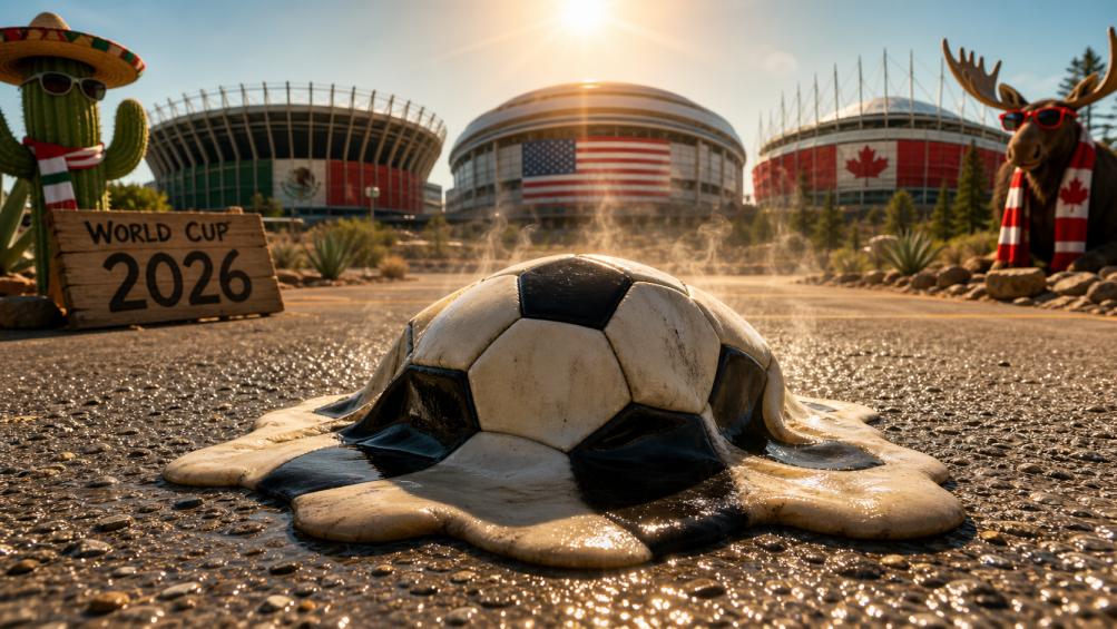 WM 2026 geschmolzener Fussball